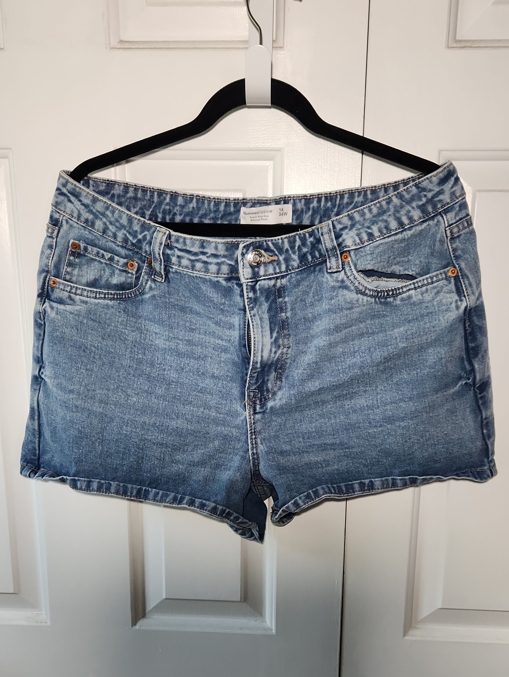 Bluenotes Women's Light Blue Denim Jean Shorts